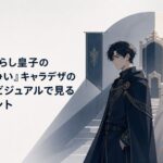 宮廷ファンタジーの玉座前でアルノルトとレオナルトが光と影に分かれて立つキャラクタービジュアル