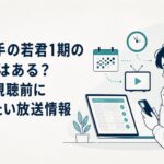 逃げ上手の若君1期の再放送日時を確認するアニメファン